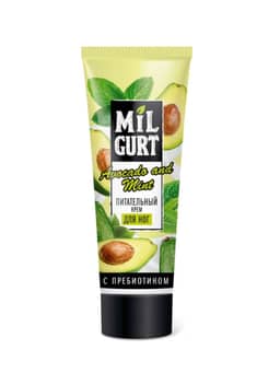 Крем для ног 75 мл "Milgurt" косметический питательный