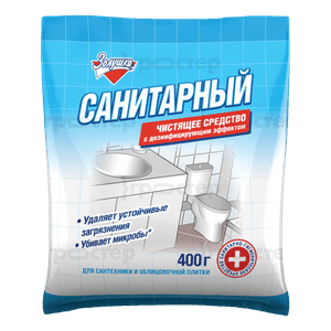 Санитарный порошок с дез. эффектом 400 г. "Золушка"