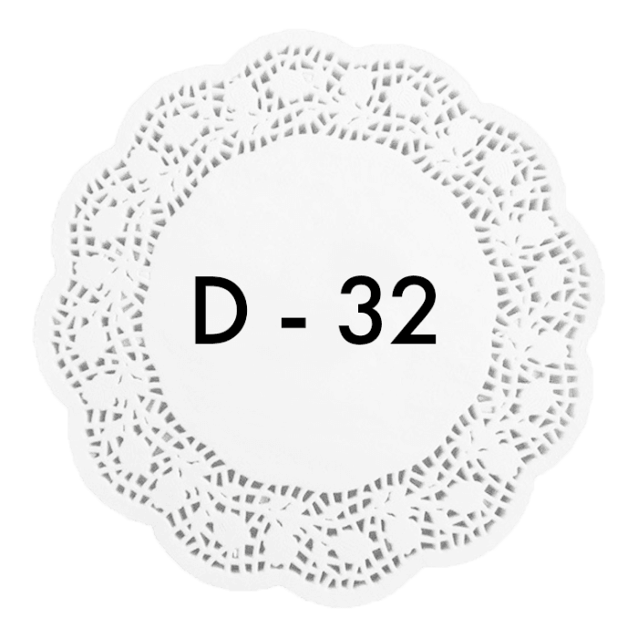 Ажурные салфетки D-32 см (250 шт.упак)