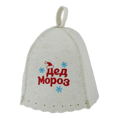 Шапка для бани "Дед Мороз"