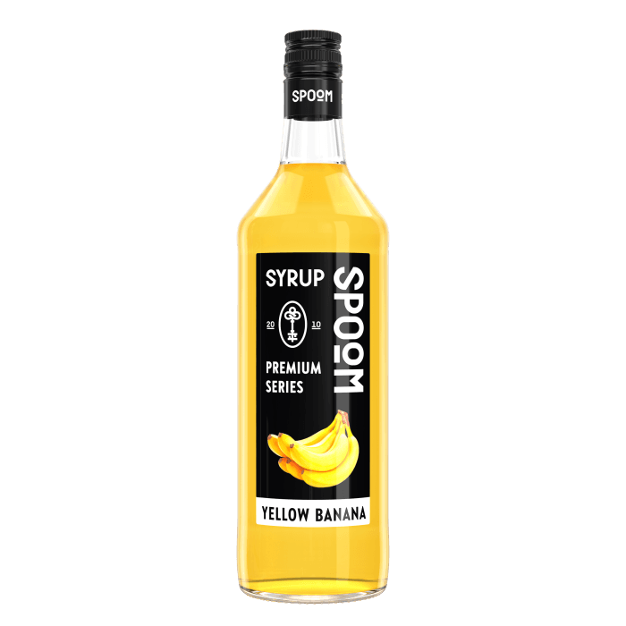 Сироп "Spoom" бутылка 1 литр, Банан жёлтый / YELLOW BANANA Сироп "Spoom" бутылка 1 литр, Банан жёлтый / YELLOW BANANA
