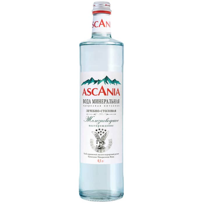 Вода 0,5 л "Ascania" минеральная лечеб-стол. газир.с/т Вода 0,5 л "Ascania" минеральная лечеб-стол. газир.с/т