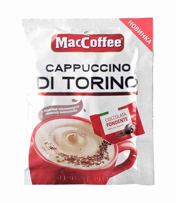 Кофе Капучино 25,5 гр "MacCoffee" Di Torino (20 шт.упак) Кофе Капучино 25,5 гр "MacCoffee" Di Torino (20 шт.упак)
