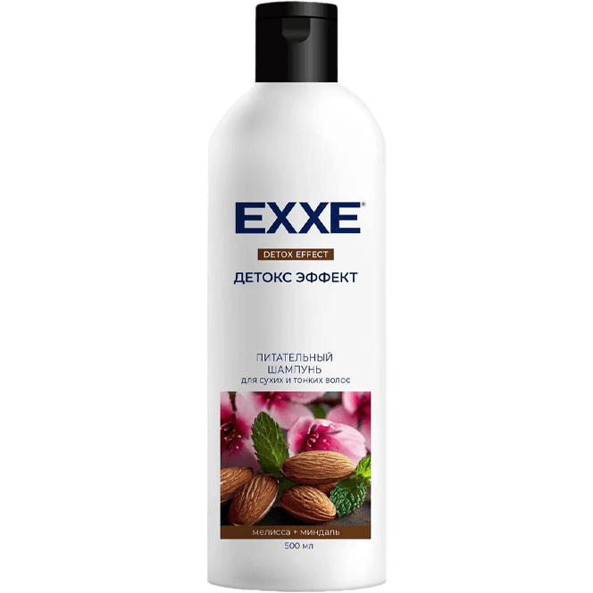 Шампунь 500 мл "EXXE" Детокс эффект, Питательный для сухих и тонких волос Шампунь 500 мл "EXXE" Детокс эффект, Питательный для сухих и тонких волос