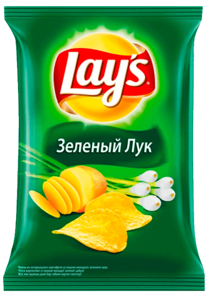 Чипсы "LAYS" 70 г ассортимент, Зеленый лук Чипсы "LAYS" 70 г ассортимент, Зеленый лук